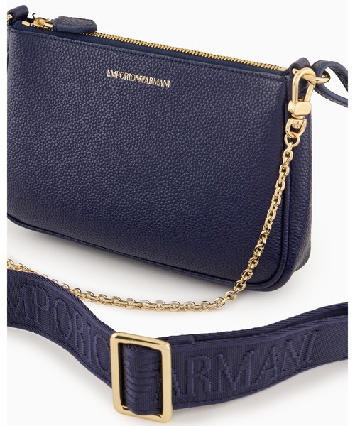 エンポリオ アルマーニ】ダブルミニバッグ ディアプリント