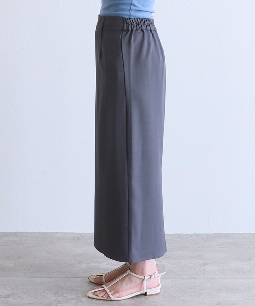 reca（レカ）の「【-3kg見え！ 】サイズが選べる ロングタイトスカート（スカート・レディース・ブラック/グレー系/ブラウン/チャコール・FREE/TALL）」の6枚目の写真