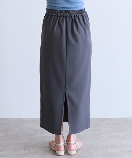 reca（レカ）の「【-3kg見え！ 】サイズが選べる ロングタイトスカート（スカート・レディース・ブラック/グレー系/ブラウン/チャコール・FREE/TALL）」の7枚目の写真