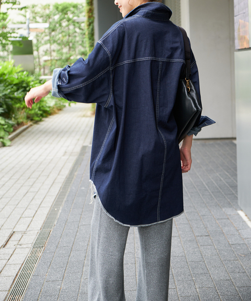 Spick & Span（スピックアンドスパン）の「≪追加≫デニムルーズシャツ