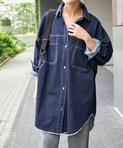 Spick & Span（スピックアンドスパン）の「≪追加≫デニムルーズシャツ
