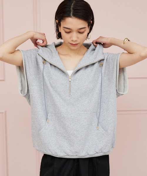 BARNYARDSTORM（バンヤードストーム）の「BARNYARDSTORM / スウェットパーカー（パーカー・レディース・ブラック/グレー・FREE）」の8枚目の写真