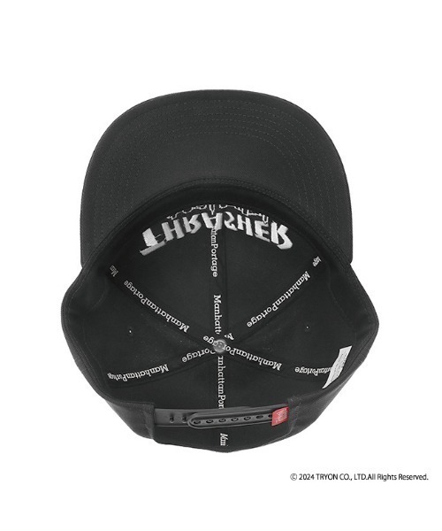 Manhattan Portage（マンハッタンポーテージ）の「THRASHER Flat Vlisor Cap（キャップ・メンズ・ネイビー・FREE）」の5枚目の写真