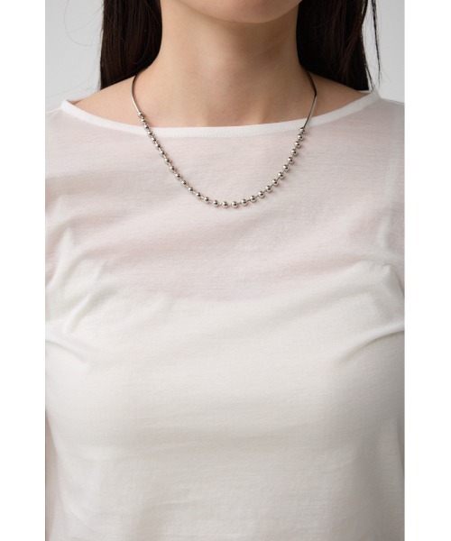 AZUL by moussy(アズールバイマウジー)の「ベーシックシアーカットソー(Tシャツ/カットソー・レディース・ホワイト/ブラック・FREE)」の16枚目の写真