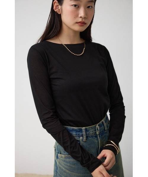 ベーシックシアーカットソー（Tシャツ/カットソー）｜AZUL BY