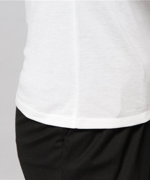 AZUL by moussy（アズールバイマウジー）の「TC天竺R/N長袖PO（Tシャツ/カットソー・レディース・ブラックミックス/オフホワイト/ブラック/カーキ系/ホワイト系その他/ブラック系その他・MEDIUM/LARGE/X-SMALL/SMALL/X-LARGE）」の13枚目の写真