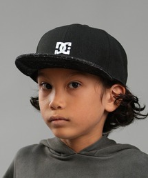 DC | DC/ディーシー 24 KD PRINTVISOR SNAPBACK24 キッズ プリントバイザー スナップバック キャップ 帽子 スケートボード 公園 フラットバイザー YCP244610(キャップ)