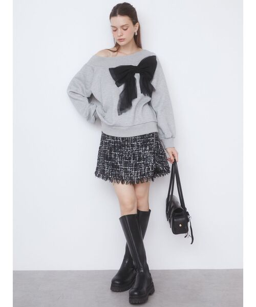 CALNAMUR（カルナムール）の「ボストンリボンバック（ハンドバッグ・レディース・ブラック/レッド・FREE）」の19枚目の写真