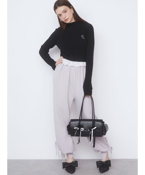 CALNAMUR（カルナムール）の「ボストンリボンバック（ハンドバッグ・レディース・ブラック/レッド・FREE）」の20枚目の写真