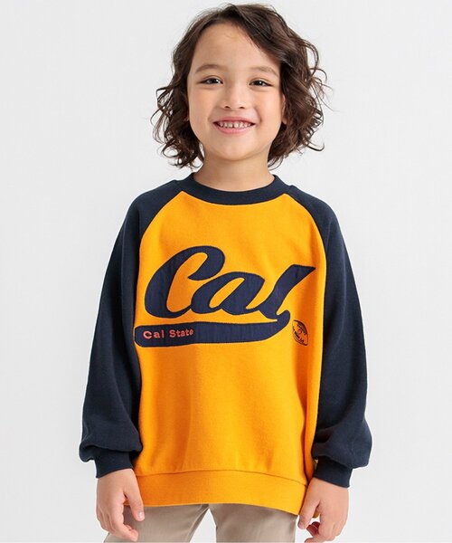 BREEZE（ブリーズ）の「【リンク・セットアップ可】カレッジバリエーショントレーナー（スウェット・キッズ・エメラルド/アイボリー/グレー/ローズ/ネイビー/イエロー・80/90/100/110/120/130/140/150/160）」の5枚目の写真