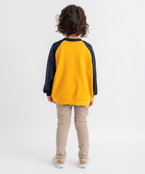 BREEZE（ブリーズ）の「【リンク・セットアップ可】カレッジバリエーショントレーナー（スウェット・キッズ・エメラルド/アイボリー/グレー/ローズ/ネイビー/イエロー・80/90/100/110/120/130/140/150/160）」の18枚目の写真