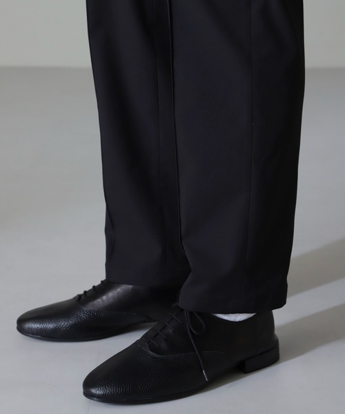 NANO universe（ナノユニバース）の「｢N TROUSERS BASIC｣RENU(R)撥水ダブルフェイスストレッチパンツ(セットアップ可)（スラックス・メンズ・ブラック/ベージュ・L/M/S）」の22枚目の写真