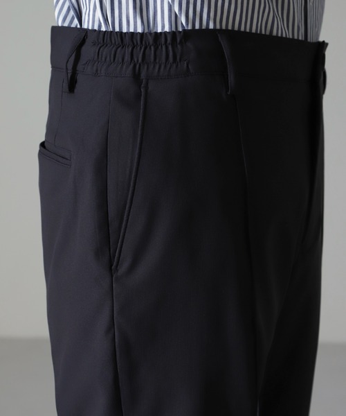 NANO universe（ナノユニバース）の「｢N TROUSERS BASIC｣RENU(R)撥水ダブルフェイスストレッチパンツ(セットアップ可)（スラックス・メンズ・ブラック/ベージュ・L/M/S）」の21枚目の写真