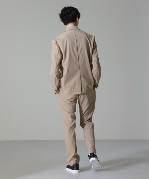 NANO universe（ナノユニバース）の「｢N TROUSERS BASIC｣RENU(R)撥水ダブルフェイスストレッチパンツ(セットアップ可)（スラックス・メンズ・ブラック/ベージュ・L/M/S）」の8枚目の写真