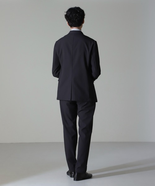 NANO universe（ナノユニバース）の「｢N TROUSERS BASIC｣RENU(R)撥水ダブルフェイスストレッチパンツ(セットアップ可)（スラックス・メンズ・ブラック/ベージュ・L/M/S）」の14枚目の写真
