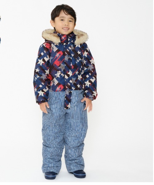 【セール】星柄スノーウェア（ロンパース）｜Jolly Jury（ジョリージュリー）