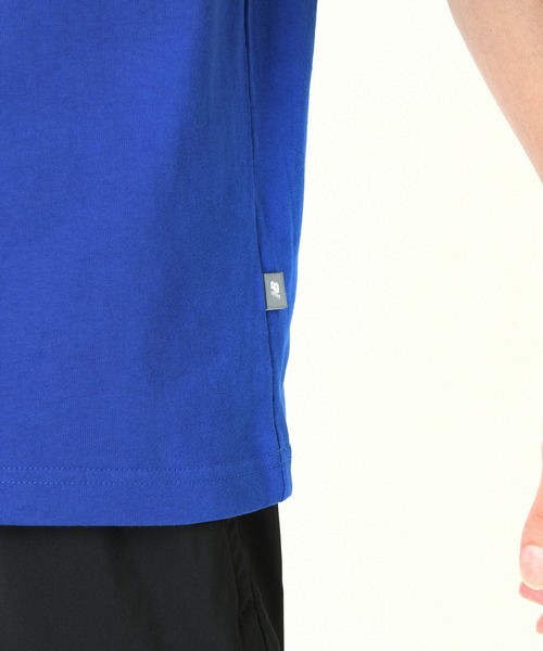 NEW BALANCE（ニューバランス）の「ベースボールエッセンシャルズ　ショートスリーブTシャツ（Tシャツ/カットソー・メンズ・ホワイト/ブルー・SMALL/MEDIUM/LARGE/X-LARGE/XX-LARGE）」の10枚目の写真