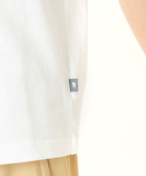 NEW BALANCE（ニューバランス）の「ベースボールエッセンシャルズ　ショートスリーブTシャツ（Tシャツ/カットソー・メンズ・ホワイト/ブルー・SMALL/MEDIUM/LARGE/X-LARGE/XX-LARGE）」の3枚目の写真