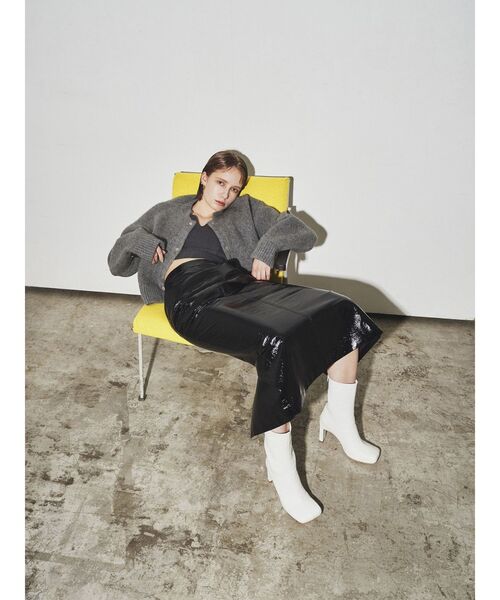 ELENDEEK ラクーンダブルフェイスブルゾン ELENDEEK（エレンディーク）の「ラクーンダブルフェイスブルゾン