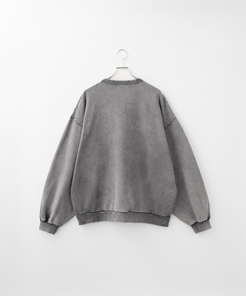 Loose/ルース（ルース）の「コットン100 ヘビーウェイト ヴィンテージルーズスウェット【セットアップ対応】（スウェット・メンズ・グレー/ブラック/レッド系1/ダークグレー・XS/S/M/L）」の6枚目の写真
