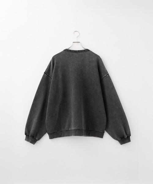 Loose/ルース（ルース）の「コットン100 ヘビーウェイト ヴィンテージルーズスウェット【セットアップ対応】（スウェット・メンズ・グレー/ブラック/レッド系1/ダークグレー・XS/S/M/L）」の9枚目の写真