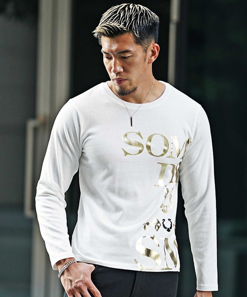 テンダーロイン 20AW ロゴプリント フリーダムスリーブ 長袖 Tシャツ テンダーロイン 20AW ロゴプリント フリーダムスリーブ 長袖 Tシャツ