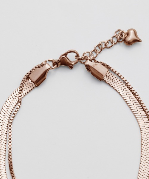 ciite' surgical stainless(シーテサージカルステンレス)の「【 金属アレルギー対応 】 2連スネークチェーンブレスレット サージカルステンレス(ブレスレット・レディース・シルバー/ゴールド・FREE)」の16枚目の写真