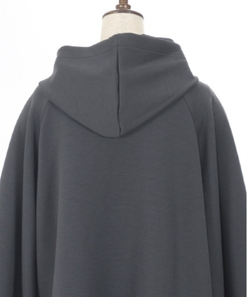 axes femme（アクシーズファム）の「ダンボールニットポンチョ（カーディガン/ボレロ・レディース・カーキ/チャコール/モカ・FREE）」の10枚目の写真