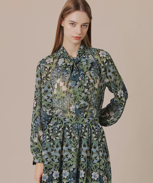 【セール】【婦人画報掲載】ボタニカルウォールプリントブラウス（シャツ/ブラウス）｜MACKINTOSH LONDON（マッキントッシュ ロンドン）