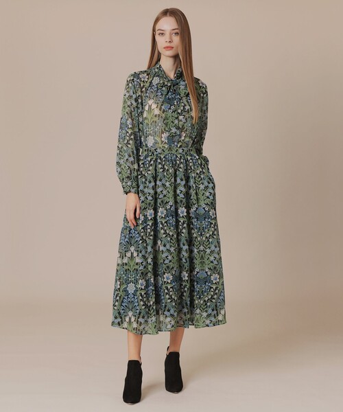 【セール】【婦人画報掲載】ボタニカルウォールプリントブラウス（シャツ/ブラウス）｜MACKINTOSH LONDON（マッキントッシュ ロンドン）