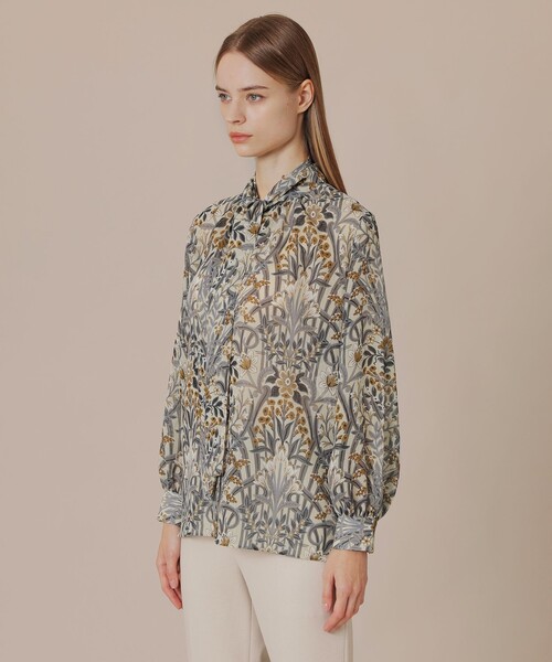 【セール】【婦人画報掲載】ボタニカルウォールプリントブラウス（シャツ/ブラウス）｜MACKINTOSH LONDON（マッキントッシュ ロンドン）
