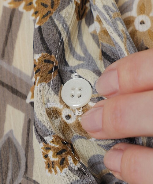 【セール】【婦人画報掲載】ボタニカルウォールプリントブラウス（シャツ/ブラウス）｜MACKINTOSH LONDON（マッキントッシュ ロンドン）