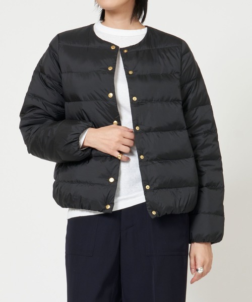 Traditional Weatherwear（トラディショナルウェザーウェア）の「ARKLEY DOWN PACKABLE（ダウンジャケット/コート・レディース・ブラック/ベージュ・34/36）」の2枚目の写真