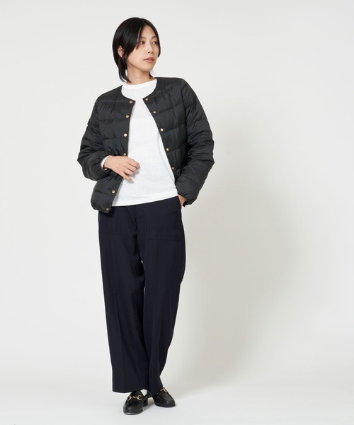 Traditional Weatherwear（トラディショナルウェザーウェア）の「ARKLEY DOWN PACKABLE（ダウンジャケット/コート・レディース・ブラック/ベージュ・34/36）」の9枚目の写真