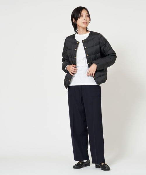 Traditional Weatherwear（トラディショナルウェザーウェア）の「ARKLEY DOWN PACKABLE（ダウンジャケット/コート・レディース・ブラック/ベージュ・34/36）」の5枚目の写真