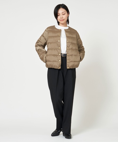 Traditional Weatherwear（トラディショナルウェザーウェア）の「ARKLEY DOWN PACKABLE（ダウンジャケット/コート・レディース・ブラック/ベージュ・34/36）」の15枚目の写真