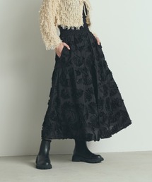paravion | フラワーレーススカート/ポケット付き/ウエストゴム(スカート)