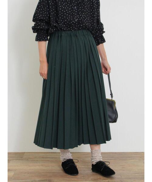 Samansa Mos2（サマンサ モスモス）の「【帯電防止】TR無地プリーツ