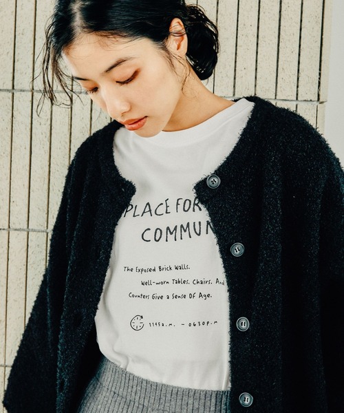 LEPSIM（レプシィム）の「ニットカーディガン＊フレアスカート《2点セット》　144101（ワンピース・レディース・チャコールグレー/アイボリー/ブラック・FREE）」の17枚目の写真