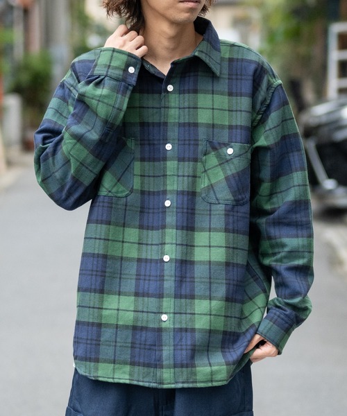 q】ヘビーネルチェックシャツ（シャツ/ブラウス）｜JOHN'S CLOSET