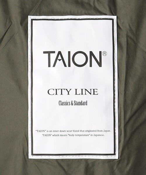 TAION（タイオン）の「＜TAION＞ シティ フード ダウンジャケット / キッズ  140cm-150cm（ダウンジャケット/コート・キッズ・ブラック/オリーブ/ダークグレー・150cm/140cm）」の21枚目の写真