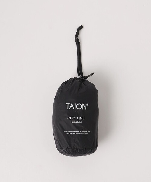 TAION＞ シティ フード ダウンジャケット / キッズ 140cm-150cm