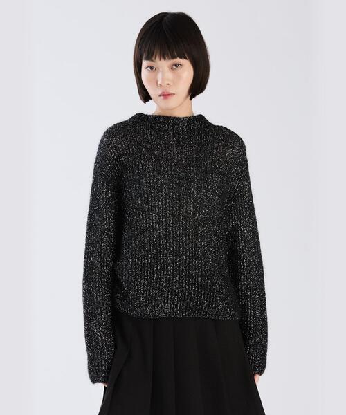 【セール】WW89 PULLOVER ラメモヘアプルオーバー（ニット/セーター）｜To b. by agnes b.（トゥービーバイアニエスベー）