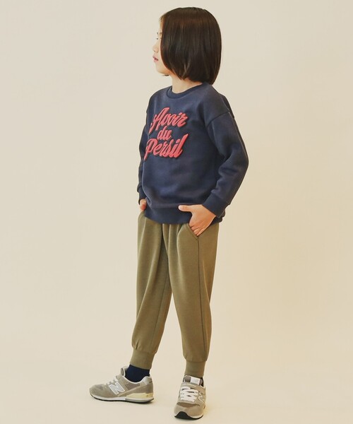 THE SHOP TK （ザ ショップ ティーケー ）の「◆【110-150/裏起毛】ぷっくりロゴプルオーバー/洗濯機OK（スウェット・キッズ・ネイビー/ブラック/ピンク系その他・11/12/13/14/15 ）」の10枚目の写真