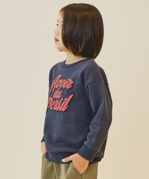 THE SHOP TK （ザ ショップ ティーケー ）の「◆【110-150/裏起毛】ぷっくりロゴプルオーバー/洗濯機OK（スウェット・キッズ・ネイビー/ブラック/ピンク系その他・11/12/13/14/15 ）」の11枚目の写真