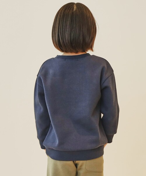 THE SHOP TK （ザ ショップ ティーケー ）の「◆【110-150/裏起毛】ぷっくりロゴプルオーバー/洗濯機OK（スウェット・キッズ・ネイビー/ブラック/ピンク系その他・11/12/13/14/15 ）」の12枚目の写真