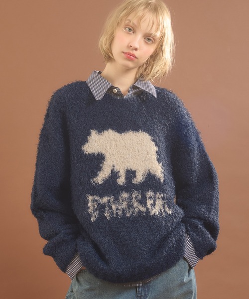 セール】フェザーヤーンクマニット（ニット/セーター）｜MUHET