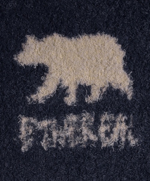 MUHET(ミュエータ)の「フェザーヤーンクマニット(ニット/セーター・レディース・ネイビー/グリーン・X-LARGE/MEDIUM)」の20枚目の写真
