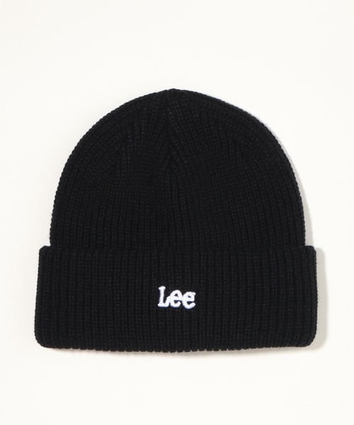 Lee（リー）の「【Lee/リー】LE 3D EMB WATCH ACRYLIC / ロゴ刺繍 リブ編みニットキャップ/ビーニー（ニットキャップ/ビーニー・メンズ・ライトベージュ/ブラック×ホワイト/ピンク/グリーン/グレー/ブラウン/ブラック・FREE）」の3枚目の写真
