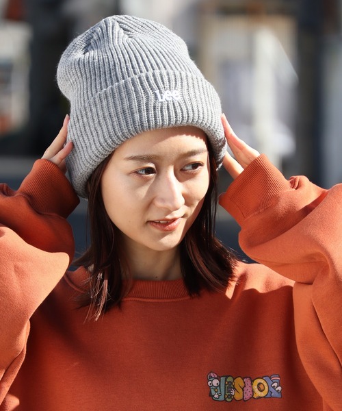 Lee（リー）の「【Lee/リー】LE 3D EMB WATCH ACRYLIC / ロゴ刺繍 リブ編みニットキャップ/ビーニー（ニットキャップ/ビーニー・メンズ・ライトベージュ/ブラック×ホワイト/ピンク/グリーン/グレー/ブラウン/ブラック・FREE）」の14枚目の写真